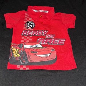 Pixar CARS polo shirt size 18 months